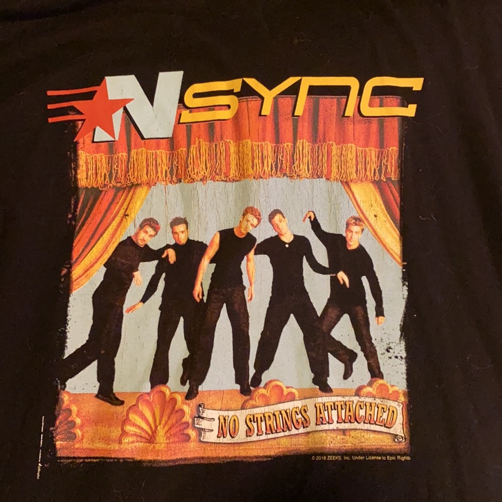 *NSYNC Large Oversized Graphic T-Shirt - Picture 2 of 3